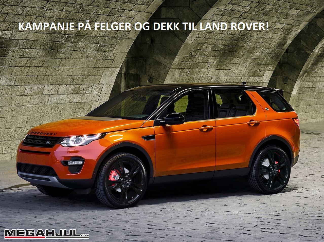 Felger i sort til Land Rover